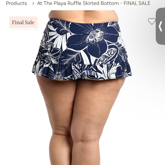 La Blanca Flowered‎ Skirted Bikini Bottom NWT - Picture 14 of 14